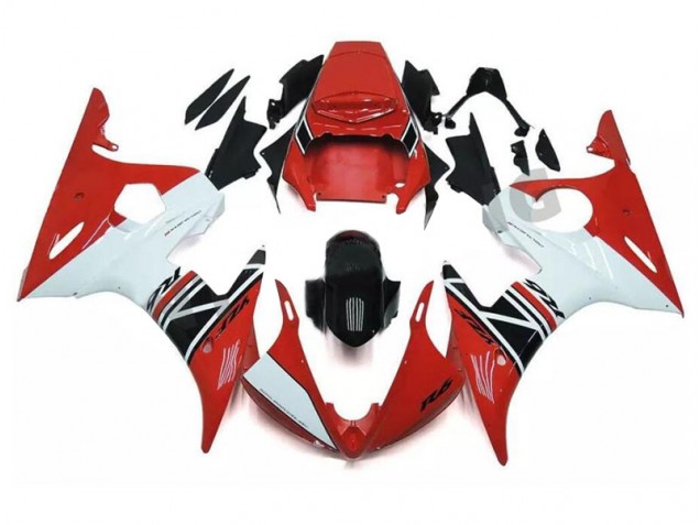 ABS Kits Carenado Yamaha R6 03-05 - Rojo Blanco Negro ABS Kits Carenado Yamaha R6 03-05 - Rojo Blanco Negro