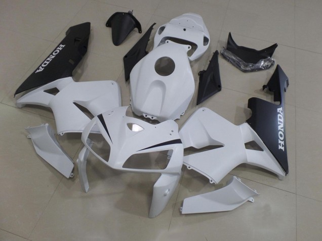 ABS Plástica Honda CBR 600 RR 05-06 - Blanco Negro