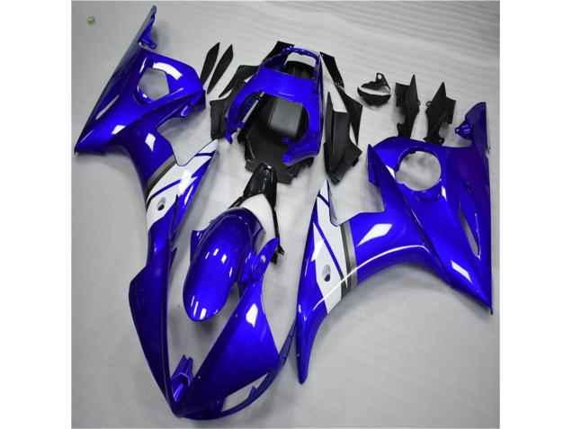 ABS Plástica Yamaha R6 03-05 - Azul Blanco