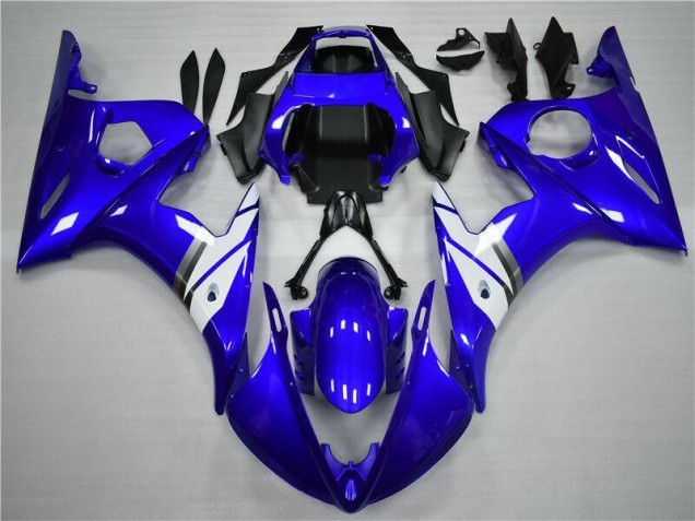 ABS Plástica Yamaha R6 03-05 - Azul Blanco