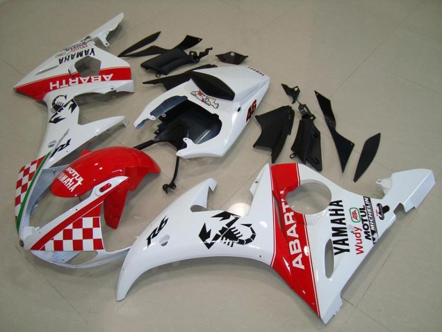 ABS Plásticos Yamaha R6 03-05 - Rojo Blanco