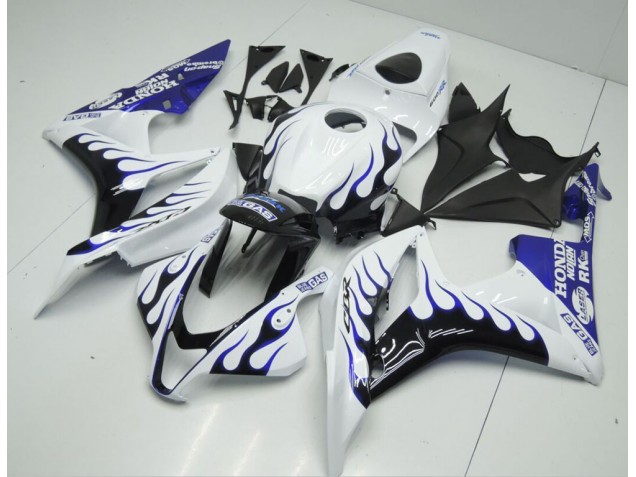 Carenado Honda CBR 600 RR 07-08 - Blanco Azul Llama Carenado Honda CBR 600 RR 07-08 - Blanco Azul Llama