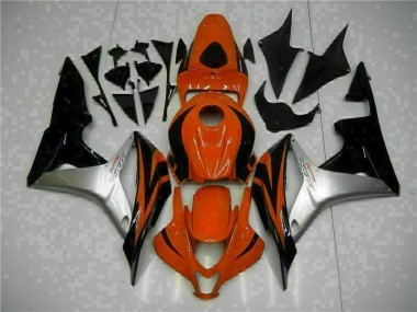 Carenado Honda CBR 600 RR 07-08 - Negro Rojo Plata