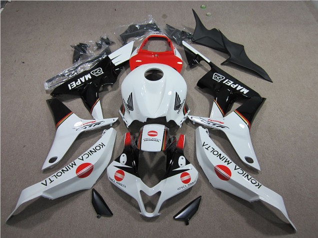 Carenado Honda CBR 600 RR 07-08 - Rojo Blanco Negro Konica Minolta MAPEI Carenado Honda CBR 600 RR 07-08 - Rojo Blanco Negro Konica Minolta MAPEI