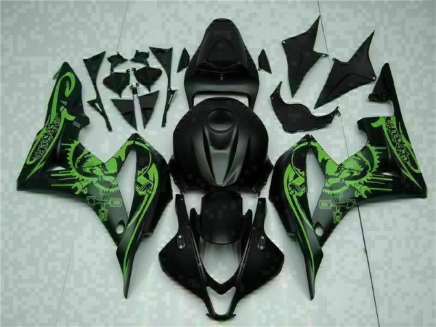 Carenado & Plástico Honda CBR 600 RR 07-08 - Negro Verde Carenado & Plástico Honda CBR 600 RR 07-08 - Negro Verde