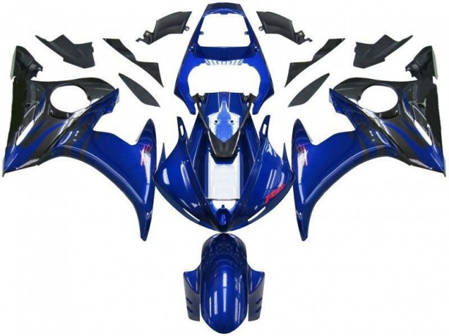 Carenado & Plástico Yamaha R6 03-05 - Azul Negro