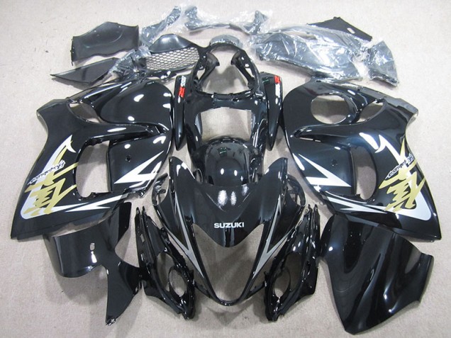 Carenado Suzuki GSXR 1300 Hayabusa 08-19 - Negro Oro Calcomanías Carenado Suzuki GSXR 1300 Hayabusa 08-19 - Negro Oro Calcomanías
