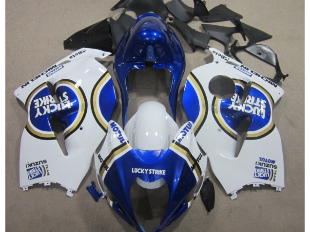 Carenado Suzuki GSXR 1300 Hayabusa 96-07 - Azul Motul Blanco Lucky Strike Carenado Suzuki GSXR 1300 Hayabusa 96-07 - Azul Motul Blanco Lucky Strike