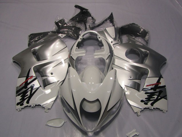 Carenado Suzuki GSXR 1300 Hayabusa 96-07 - Blanco Negro Calcomanía