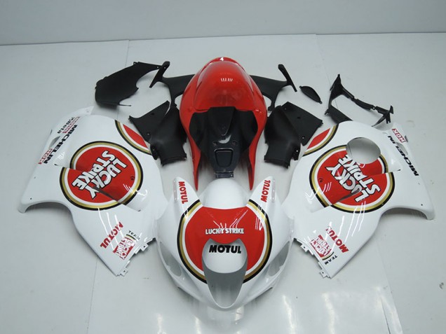 Carenado Suzuki GSXR 1300 Hayabusa 96-07 - Blanco Rojo Lucky Strike Motul Carenado Suzuki GSXR 1300 Hayabusa 96-07 - Blanco Rojo Lucky Strike Motul