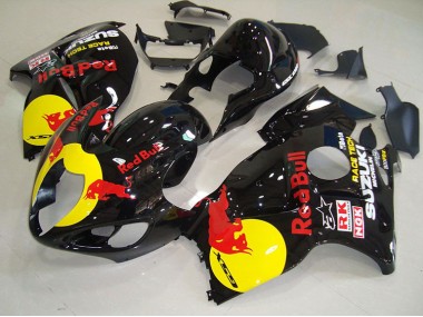 Carenado Suzuki GSXR 1300 Hayabusa 96-07 - Negro Amarillo Red Bull