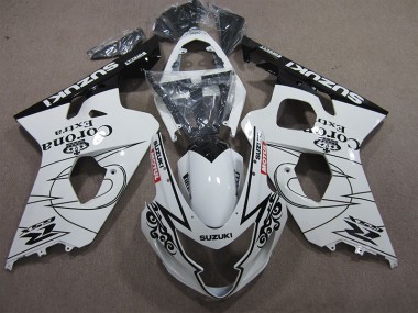 Carenado Suzuki GSXR 600 K4 04-05 - Blanco Corona Extra Motul