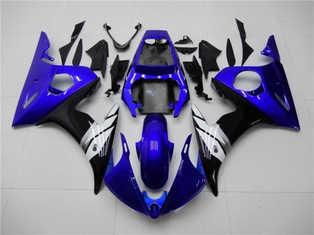 Carenado Yamaha R6 03-05 - Azul Blanco Negro