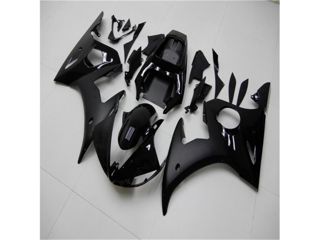 Carenado Yamaha R6 03-05 - Brillante Negro Mate