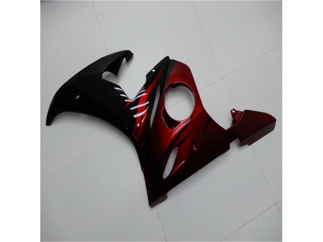 Carenado Yamaha R6 03-05 - Negro Rojo