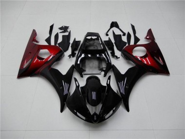 Carenado Yamaha R6 03-05 - Negro Rojo