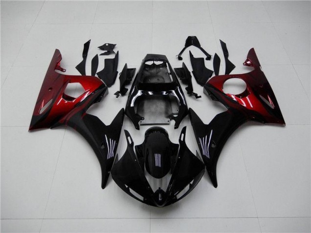 Carenado Yamaha R6 03-05 - Negro Rojo