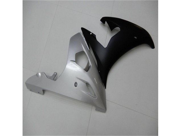 Carenado Yamaha R6 03-05 - Plata Negro Carenado Yamaha R6 03-05 - Plata Negro