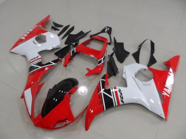 Carenado Yamaha R6 03-05 - Rojo & Blanco & Negro