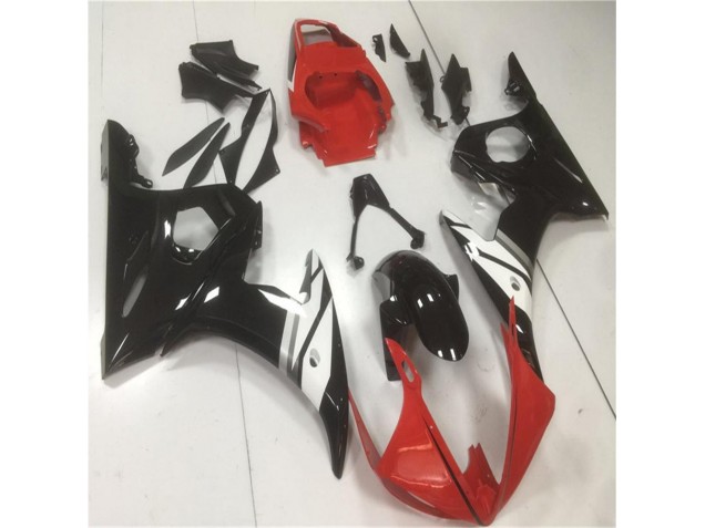 Carenado Yamaha R6 03-05 - Rojo Negro Blanco