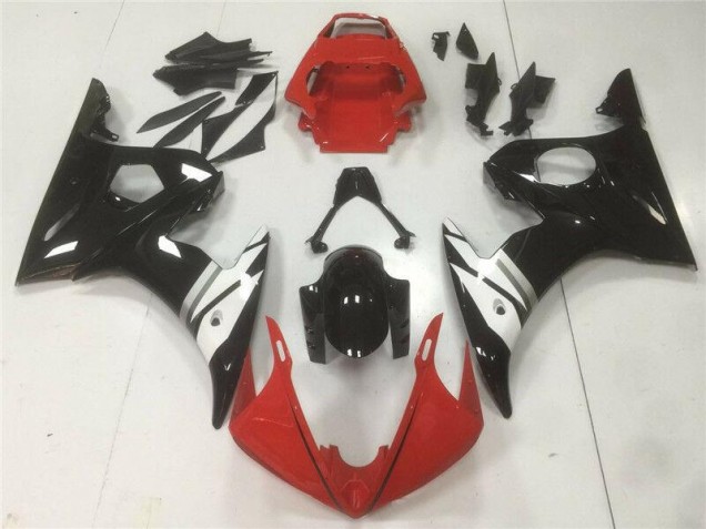 Carenado Yamaha R6 03-05 - Rojo Negro Blanco