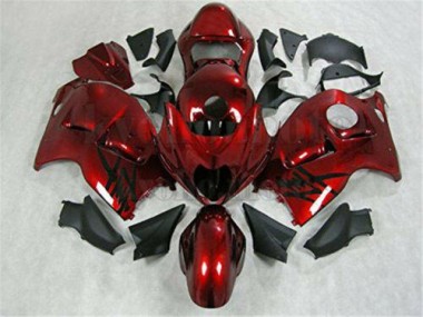 Inyección Kits Carenado Suzuki GSXR 1300 Hayabusa 96-07 - Rojo Negro