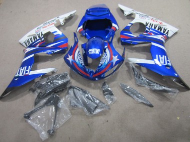 Kit Carenado Yamaha R6 03-05 - Azul Blanco Motul Fiat