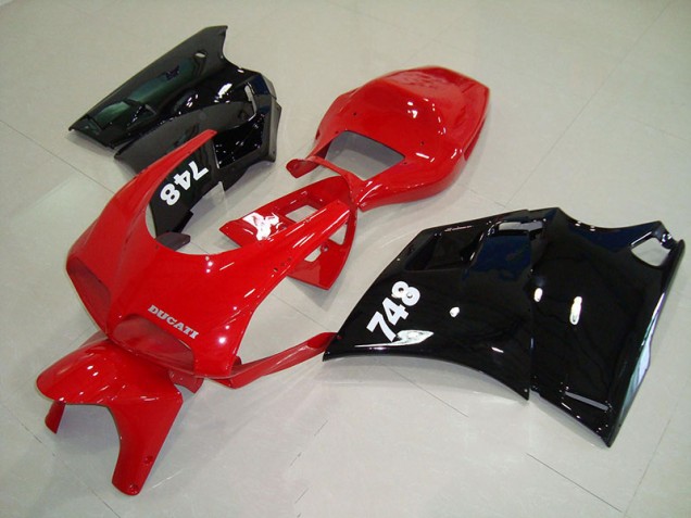 Kit Completo Carenado Ducati 748 916 996 996S 93-05 - Rojo Negro