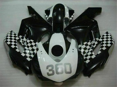 Kit Completo Carenado Honda CBR 1000 RR 04-05 - Blanco Negro