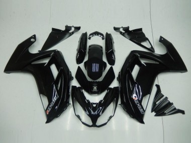Kits Completo Carenado ABS Kawasaki EX650 12-16 - Brillante Negro