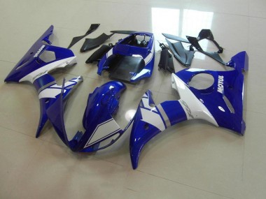 Kits Completo Carenado ABS Yamaha R6 03-05 - Azul Blanco