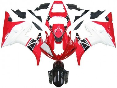 Kits Completo Carenado ABS Yamaha R6 03-05 - Rojo Blanco Negro
