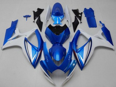 Carenados Moto Suzuki GSXR 600/750 2006-2007 - Blanco Azul