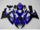 Carenados Moto Suzuki GSXR 600/750 2006-2007 - Azul Negro Brillante