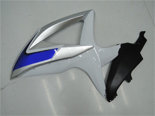 Carenados Moto Suzuki GSXR 600/750 2008-2010 - Plata Blanco Azul Negro