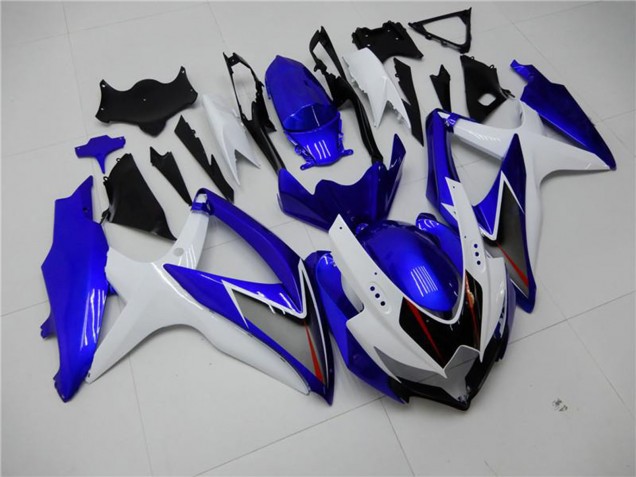 Carenados Moto Suzuki GSXR 600/750 2008-2010 - Blanco Azul Negro Rojo Línea