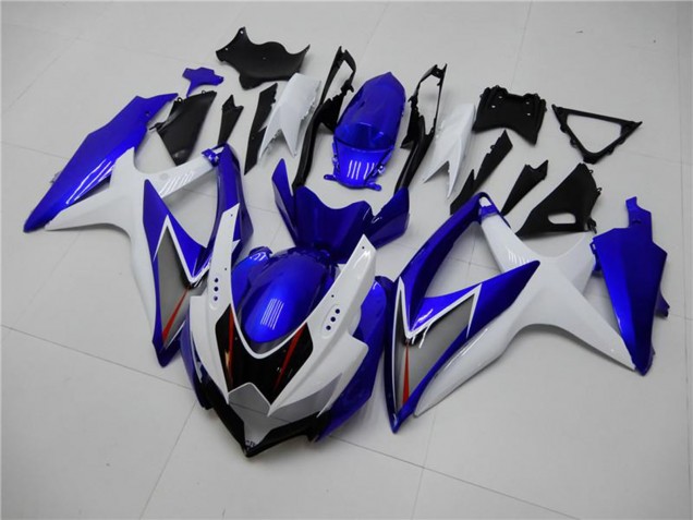 Carenados Moto Suzuki GSXR 600/750 2008-2010 - Blanco Azul Negro Rojo Línea