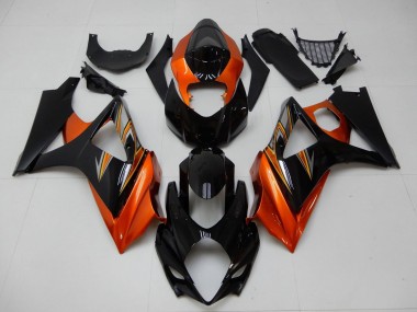 Carenado Moto Suzuki GSXR 1000 2007-2008 - Naranja Negro