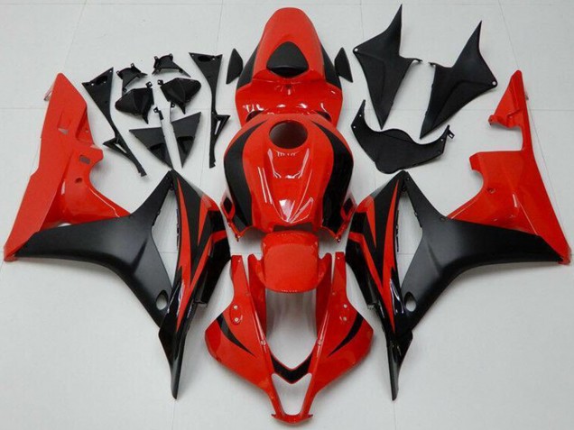 Carenado Moto Honda CBR600RR 2007-2008 - Rojo Negro Mate