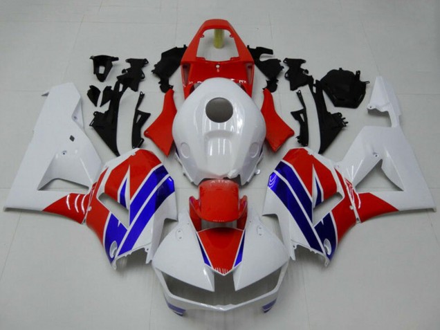 Carenado Moto Honda CBR600RR 2013-2023 - Blanco Rojo Azul