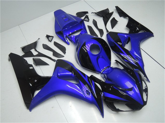 Kits Carenado Moto Honda CBR1000RR 2006-2007 - Azul Negro Brillante