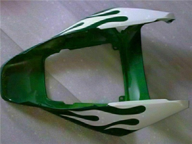Carenados Moto Honda CBR1000RR 2006-2007 - Blanco Verde Llama