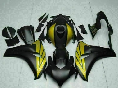Carenados Moto Honda CBR1000RR 2008-2011 - Negro Mate Oro