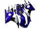 Carenados Moto Yamaha YZF R6 2003-2004 - Azul Blanco Negro Brillante
