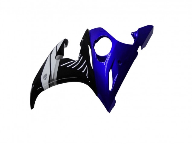 Carenados Moto Yamaha YZF R6 2003-2004 - Azul Blanco Negro Brillante