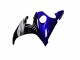 Carenados Moto Yamaha YZF R6 2003-2004 - Azul Blanco Negro Brillante