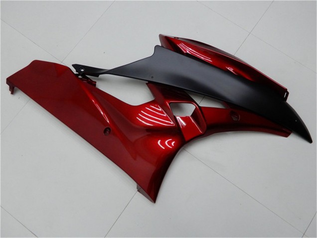Kits Carenado Moto Yamaha YZF R6 2006-2007 - Rojo Negro Mate