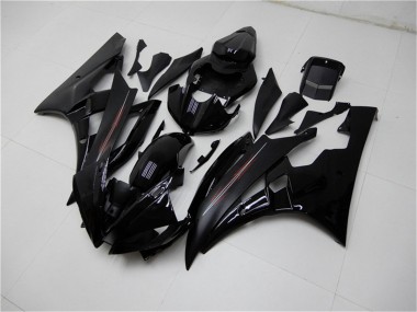 Kits Carenado Moto Yamaha YZF R6 2006-2007 - Negro Brillante Negro Mate