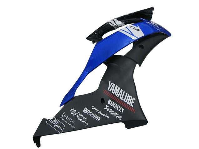 Carenados Moto Yamaha YZF R6 2008-2016 - Blanco Azul Negro Mate Yamalube