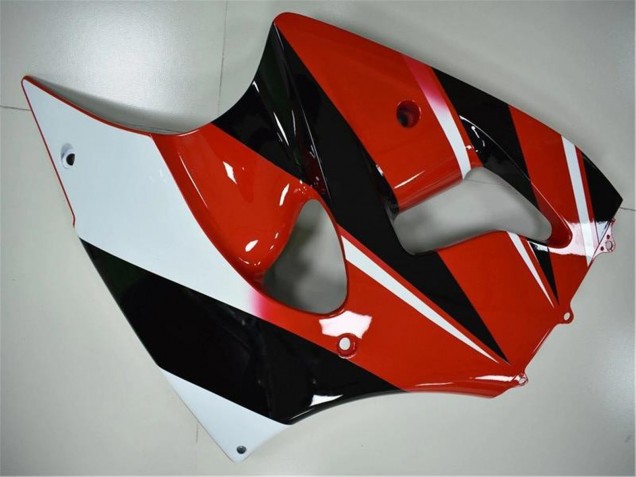 Carenados Moto Kawasaki ZX6R 2000-2002 - Blanco Rojo Negro Brillante